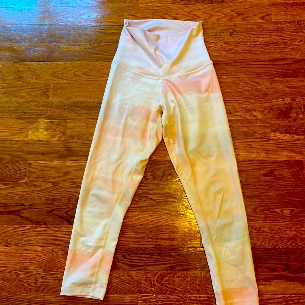 DYI light pink leggings